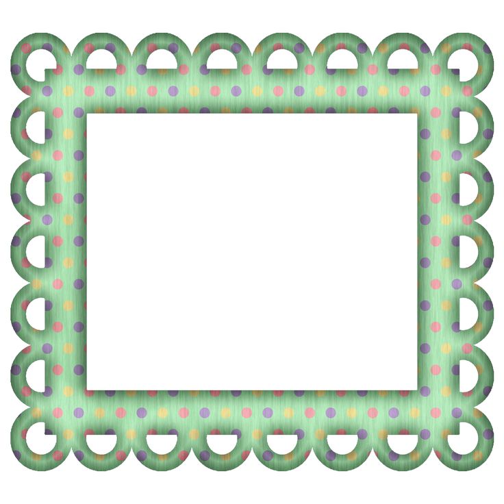 Polka Dot Picture Frames