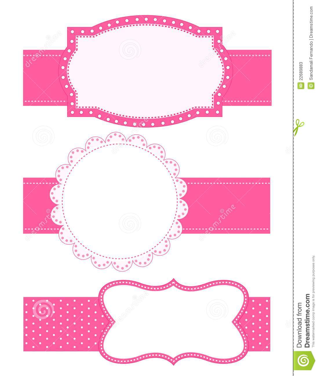 1101x1300 Polka Dot Background Frame