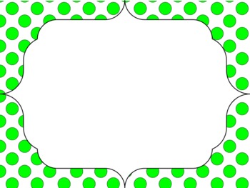 Polka Dot Picture Frames | Free download on ClipArtMag