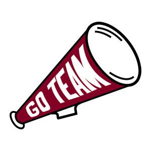 300x300 Maroon Clipart Cheer