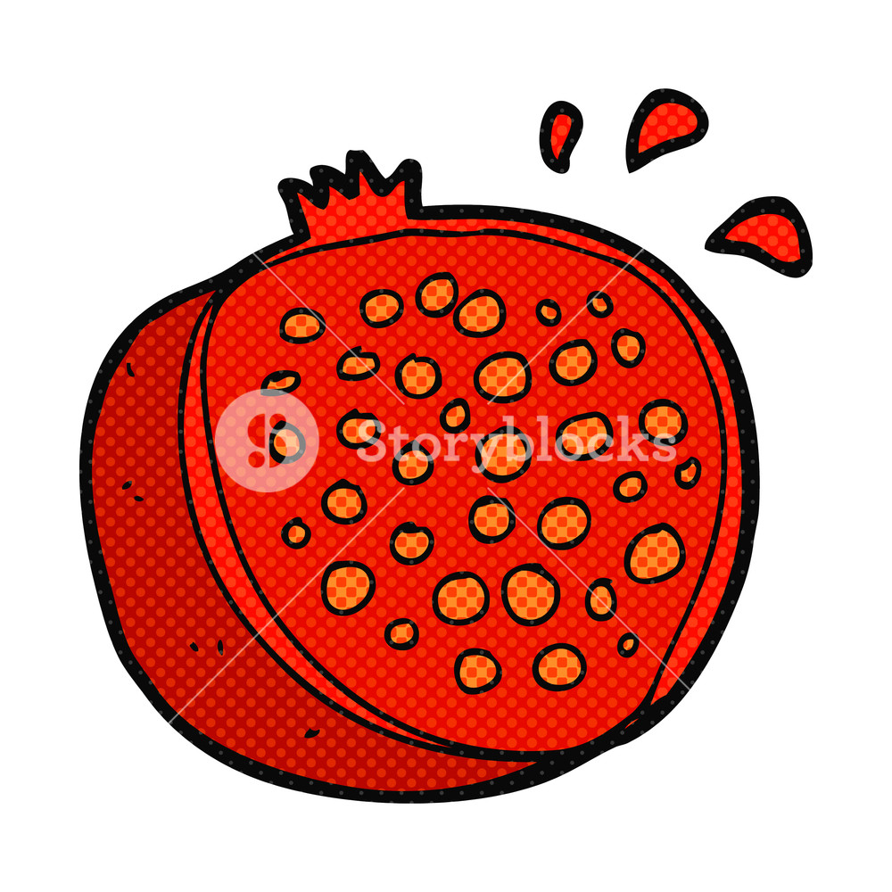 1000x1000 Happy Pomegranate Royalty Free Stock Image