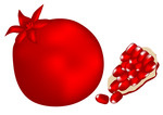 150x106 Icon Of Pomegranate Royalty Free Vector Clip Art Image