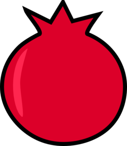 261x298 Pomegranate Clip Art