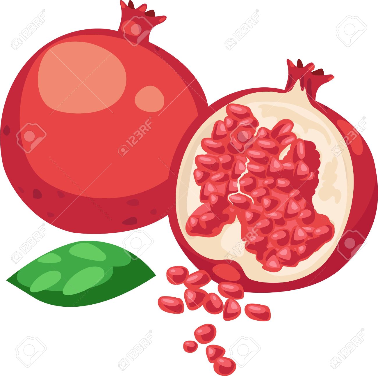 1300x1291 Pomegranate Clipart Frut