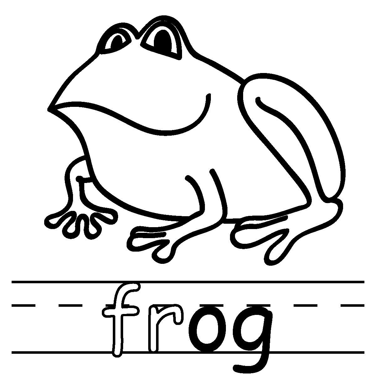 1200x1200 Frog Black And White Frog Clip Art Black And White Free Clipart
