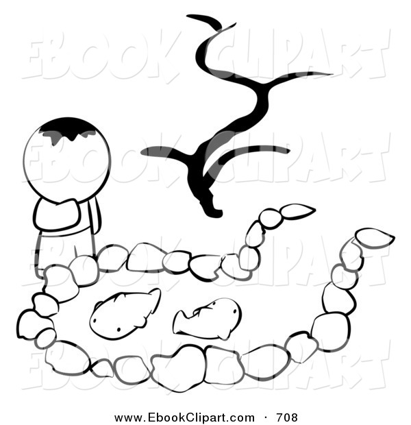 600x620 Koi Pond Clipart