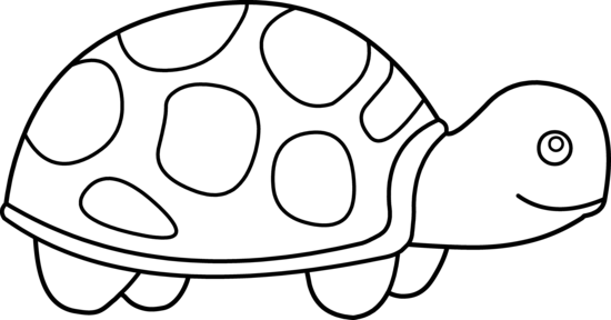550x288 Turtle Clip Art Black And White Free Clipart Images 3