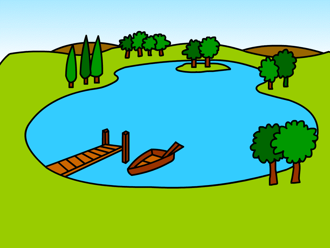 1125x843 Cartoon Lake Clip Art Related Keywords