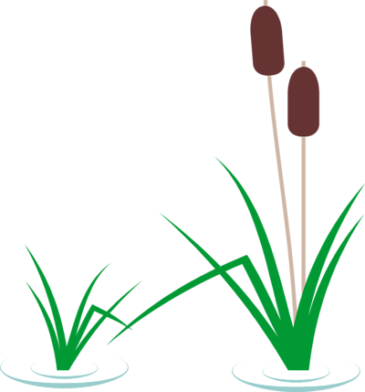 400x429 Grass Clipart Pond