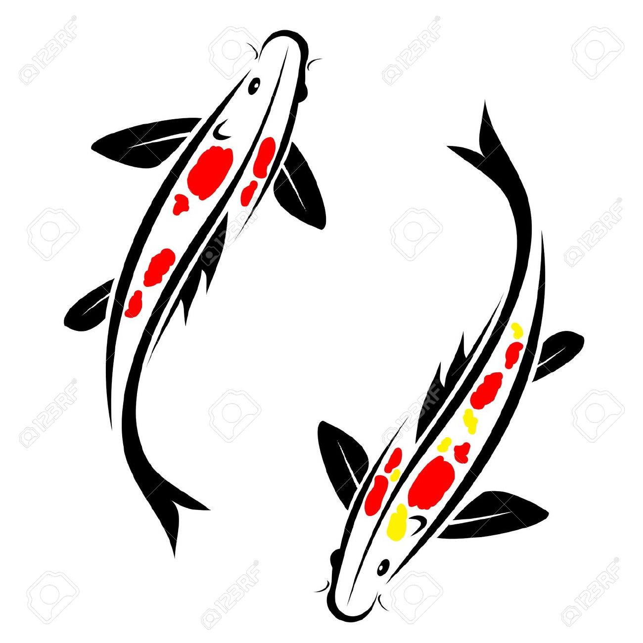 1300x1300 Carp Clipart Pond Fish
