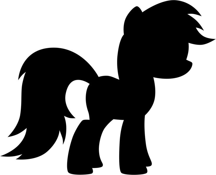 736x599 Pony Silhouette Clip Art