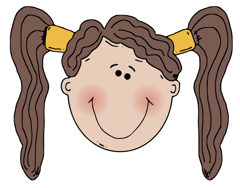 800x626 Free Girl Face Clip Art