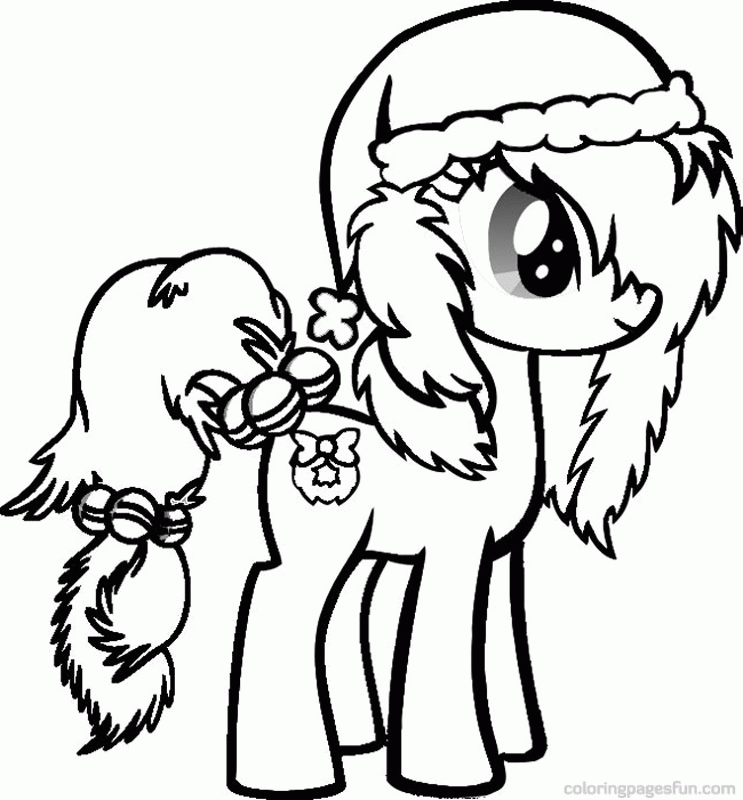 743x800 My Little Pony Coloring Page