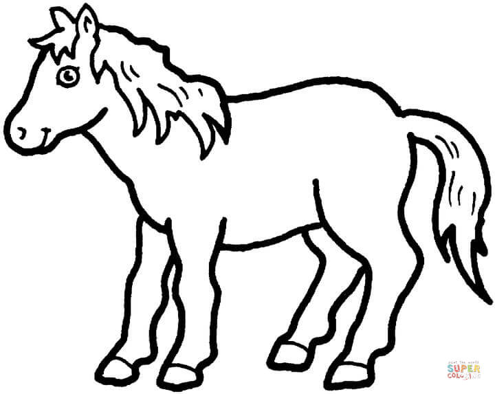 720x573 Pony Coloring Page Free Printable Coloring Pages