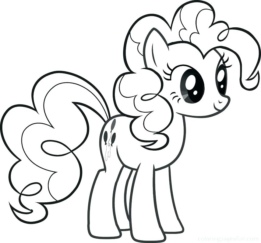 857x800 Pony Coloring Pages