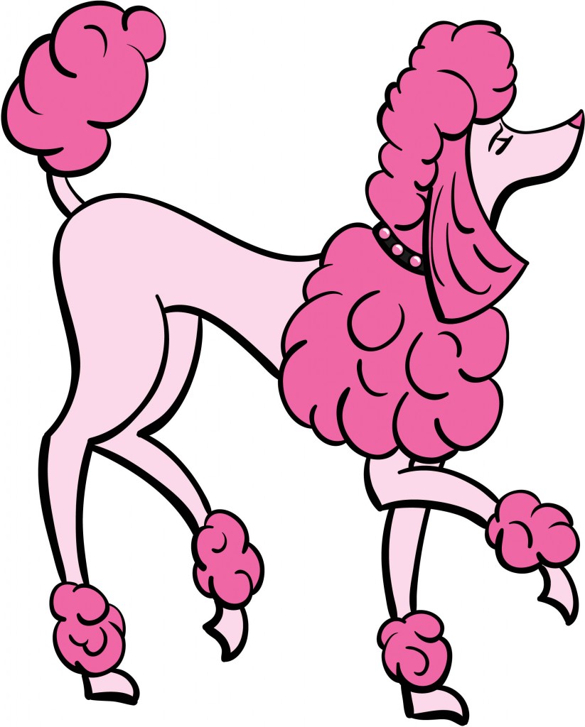 823x1024 Pink Poodle Clip Art