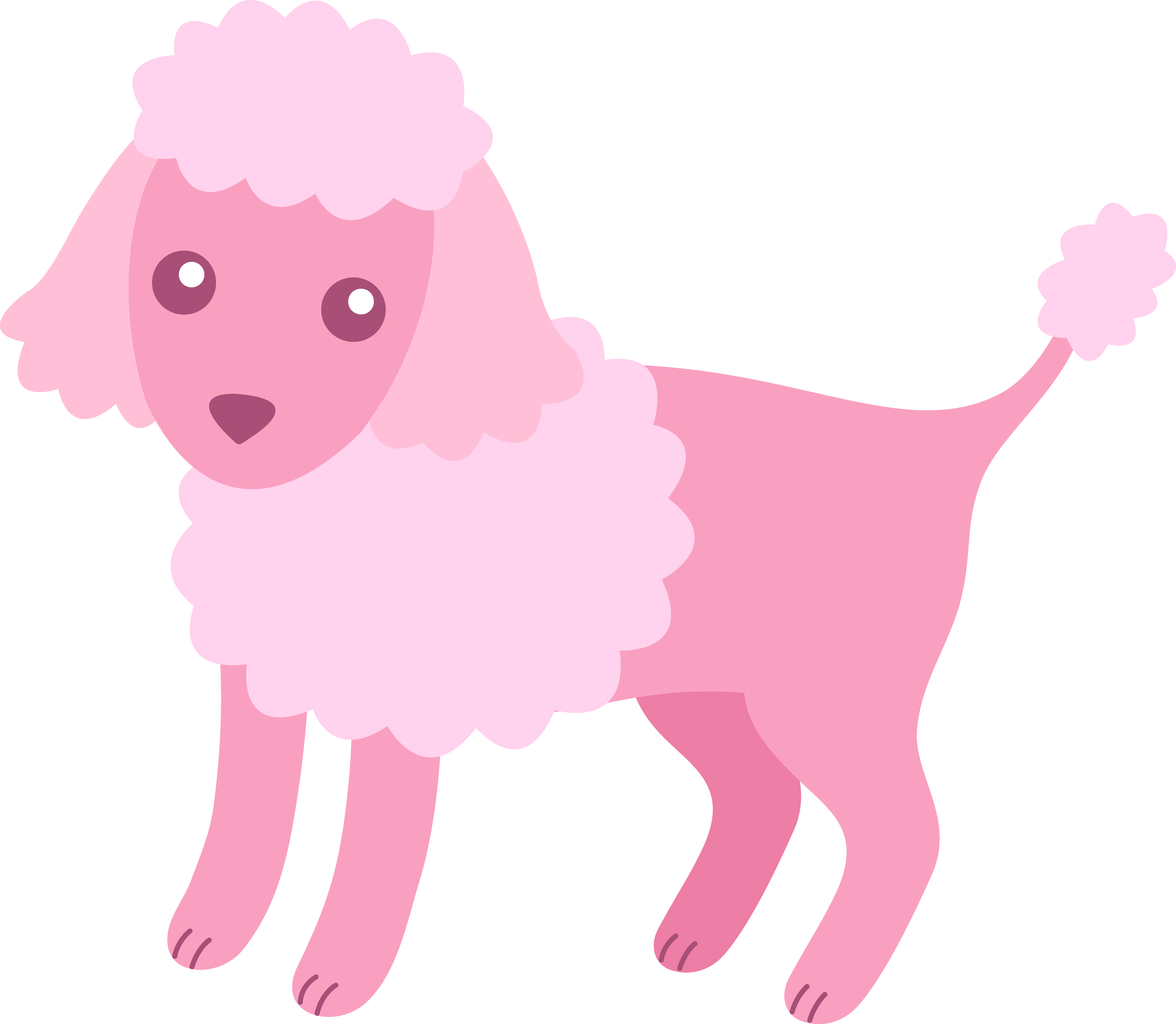 6798x5919 Poodle Clipart Cartoon
