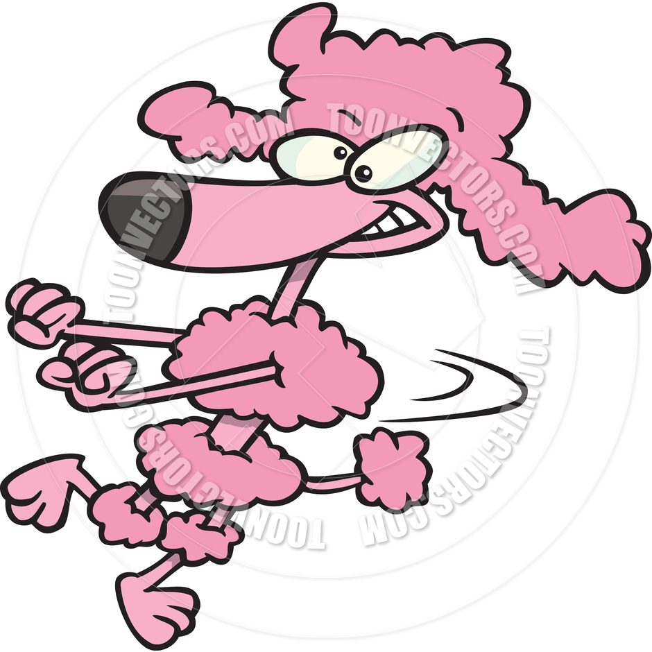 940x940 Cartoon Poodle Dance By Ron Leishman Toon Vectors Eps