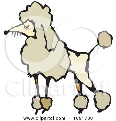 450x470 Grey Poodle Clip Art Cliparts