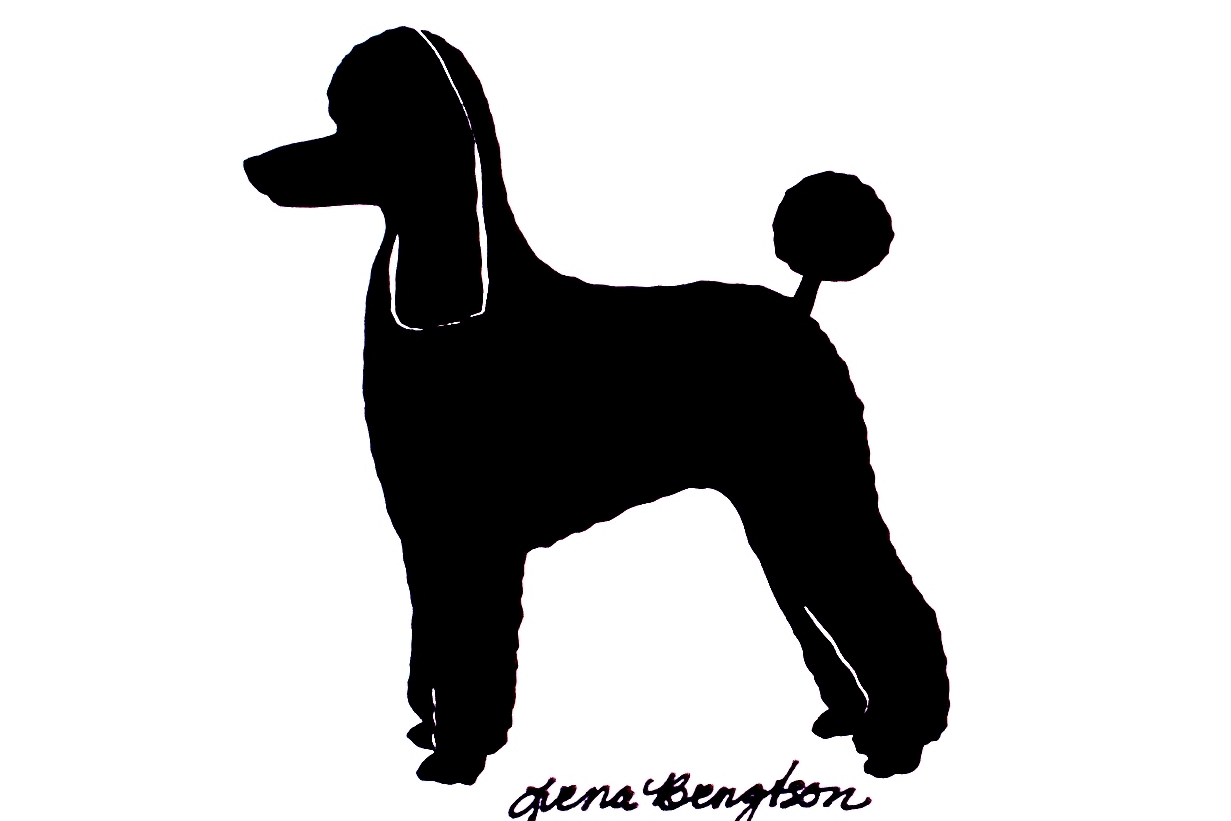 1231x821 Poodle Silhouette Clipart