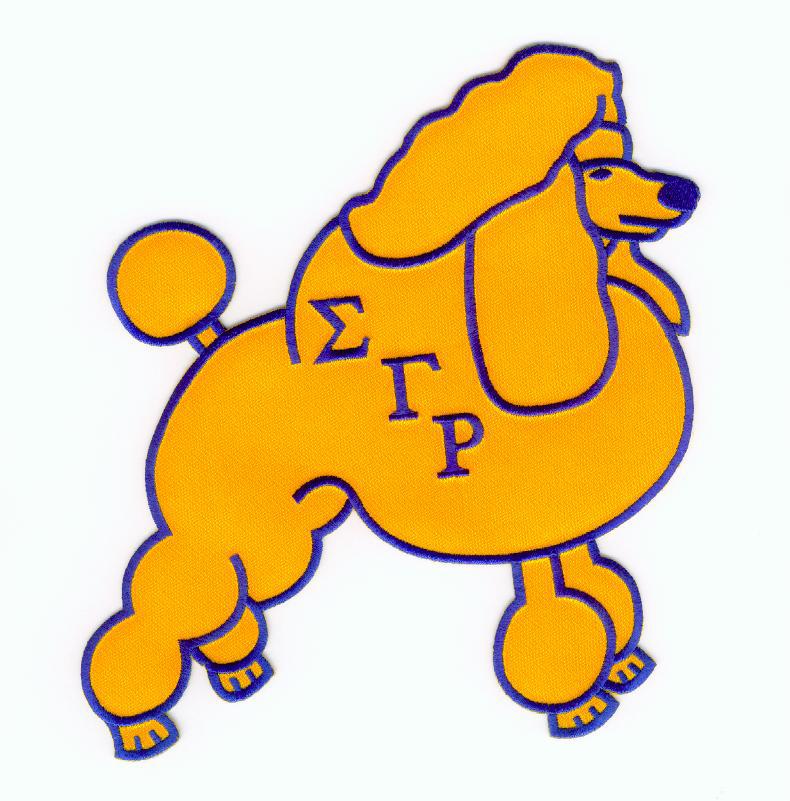790x801 Poodle Clipart Sigma Gamma Rho