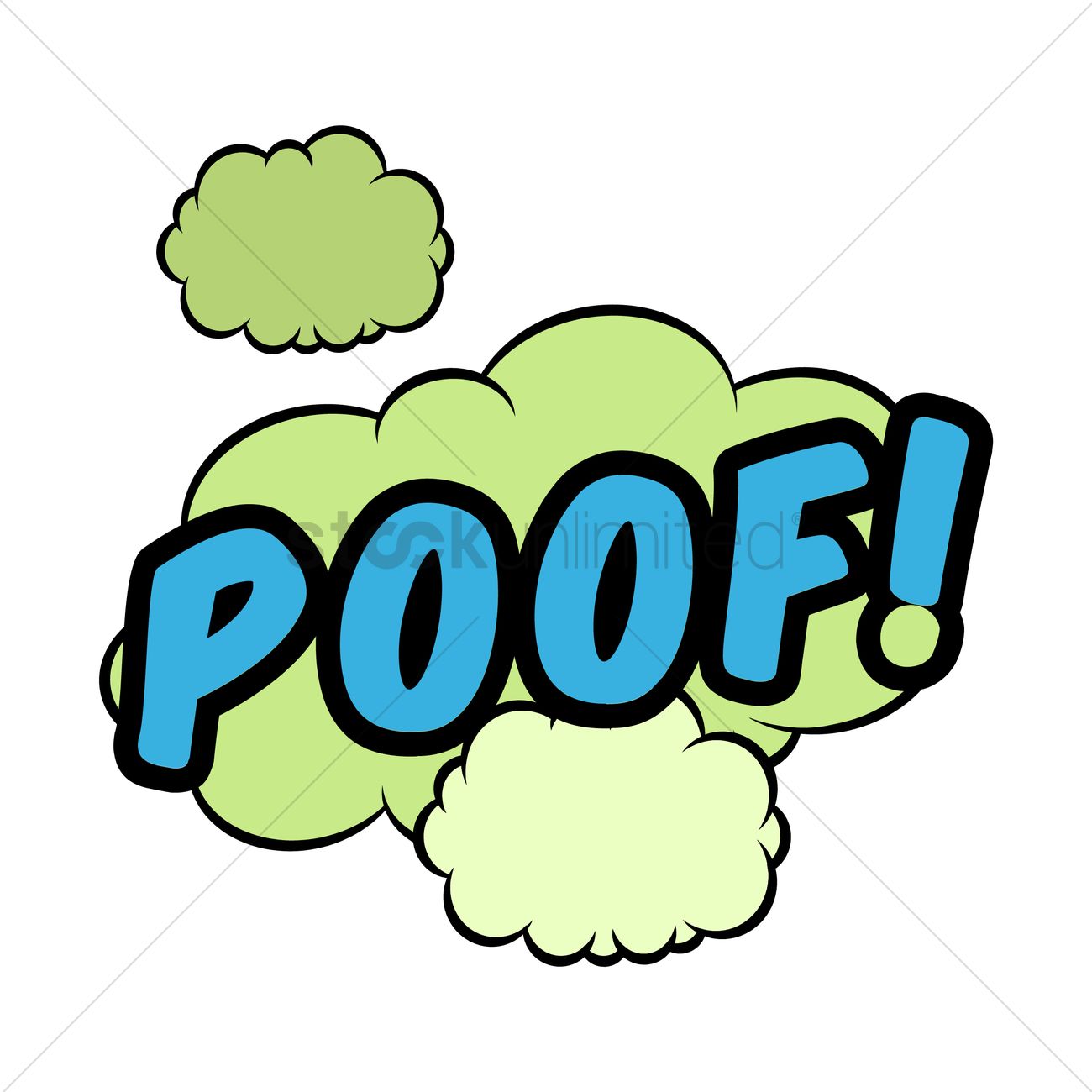 1300x1300 Poof Comic Speech Bubble Vector Image