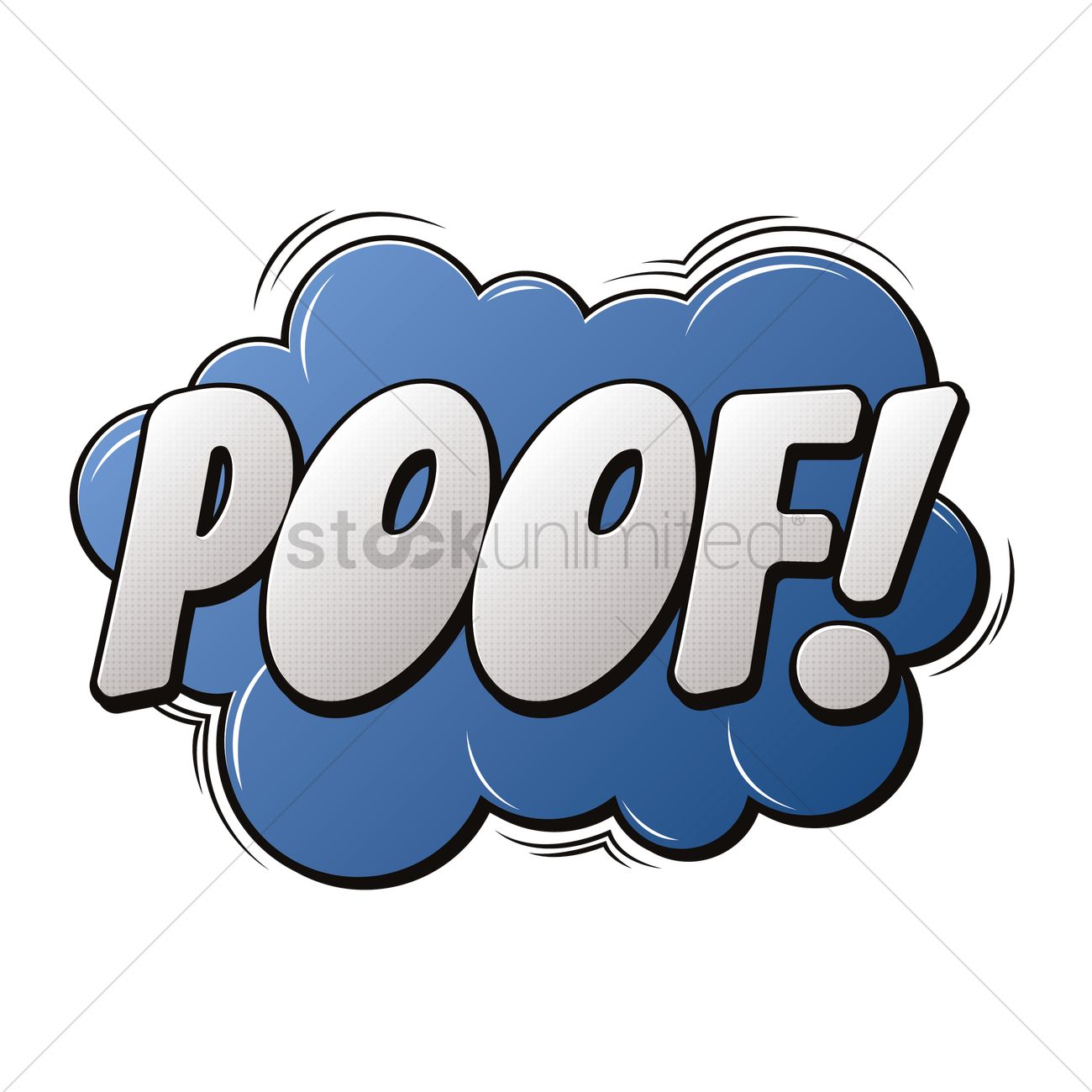 1300x1300 Comic Effect Poof Vector Image