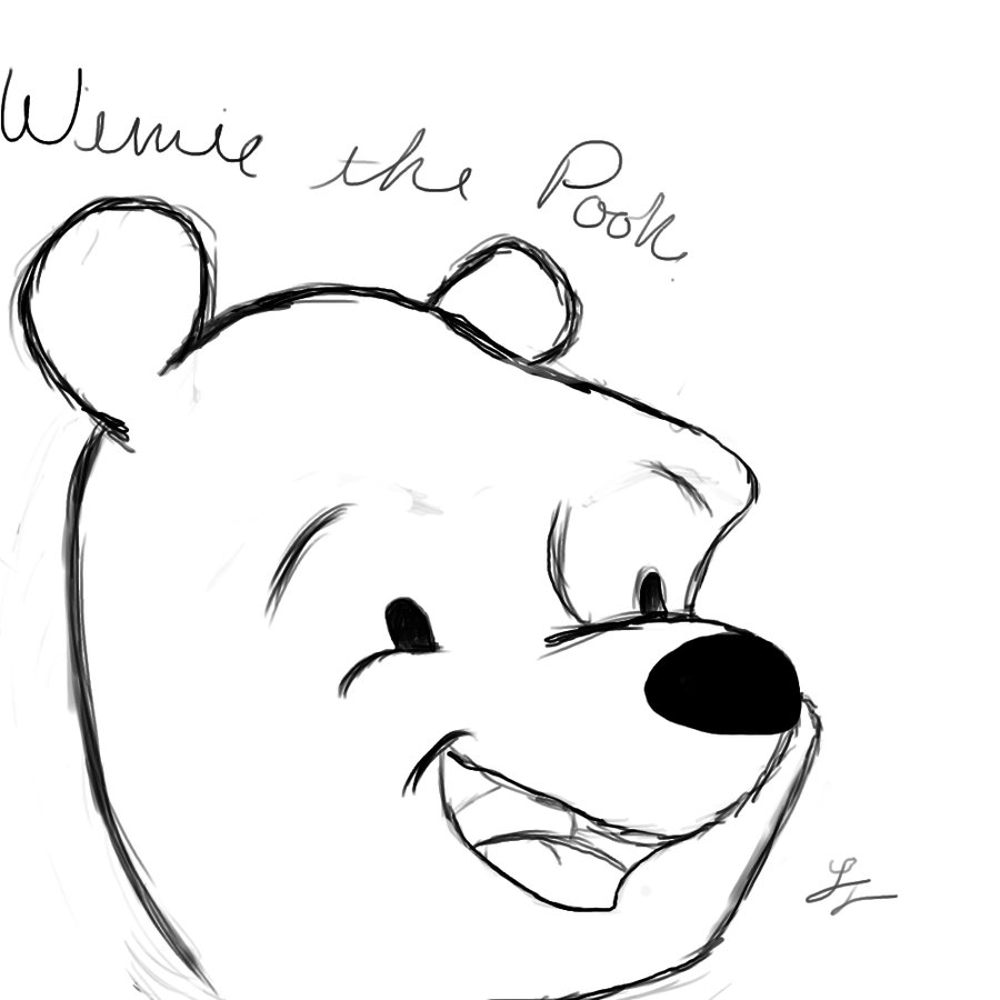 900x900 Drawn Bear Pooh Bear