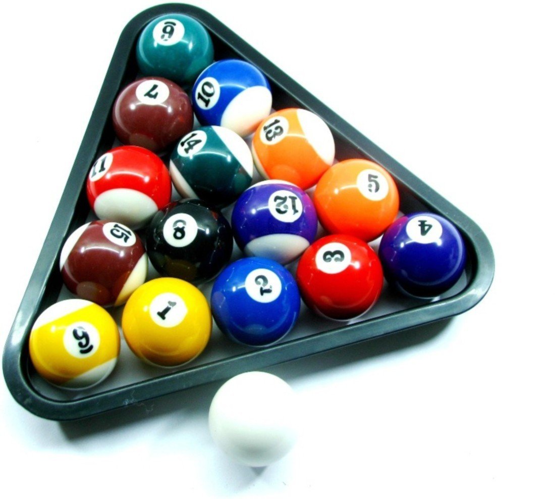1100x988 Buy Pool Balls With Triangle Setter Online