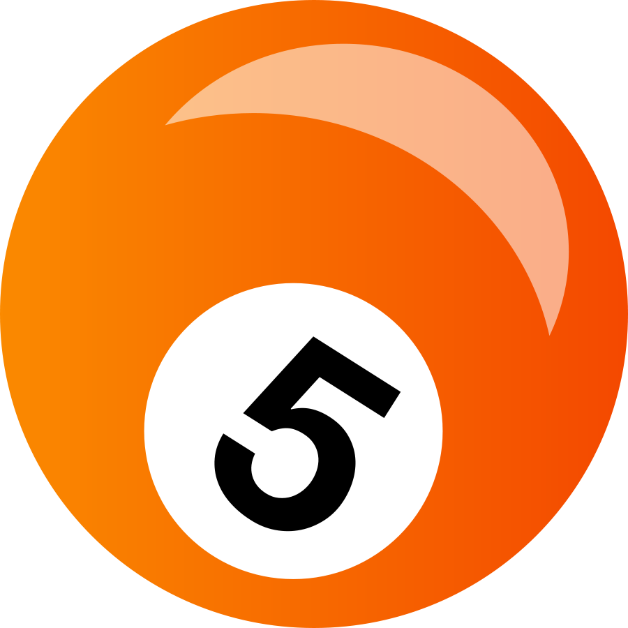 900x900 Clipart On Pool Ball