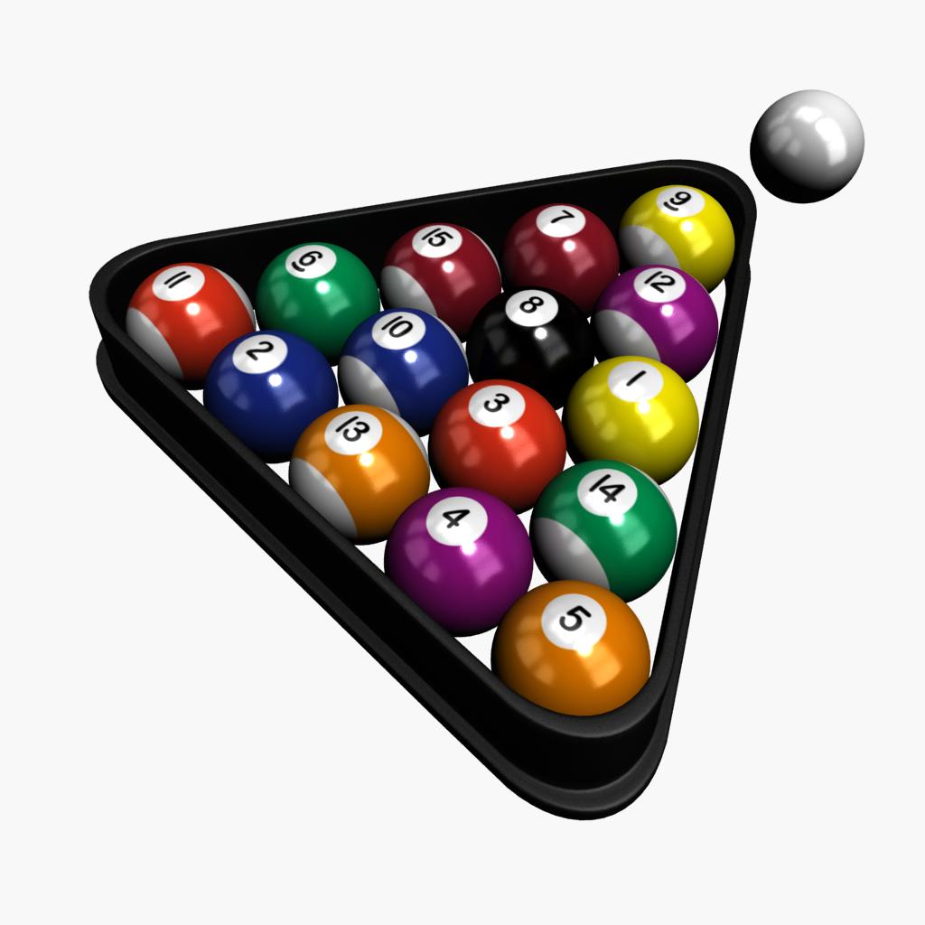 1024x1024 Pool Billiard Balls By Francescomilanese 3docean