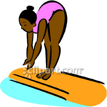 350x350 African American Woman Diving Off Diving Board Into A Pool