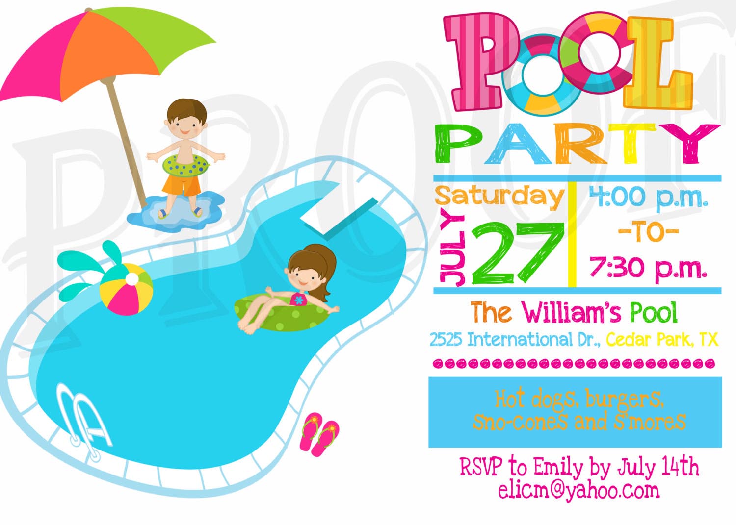 1500x1071 Blue Water Clipart Pool Party