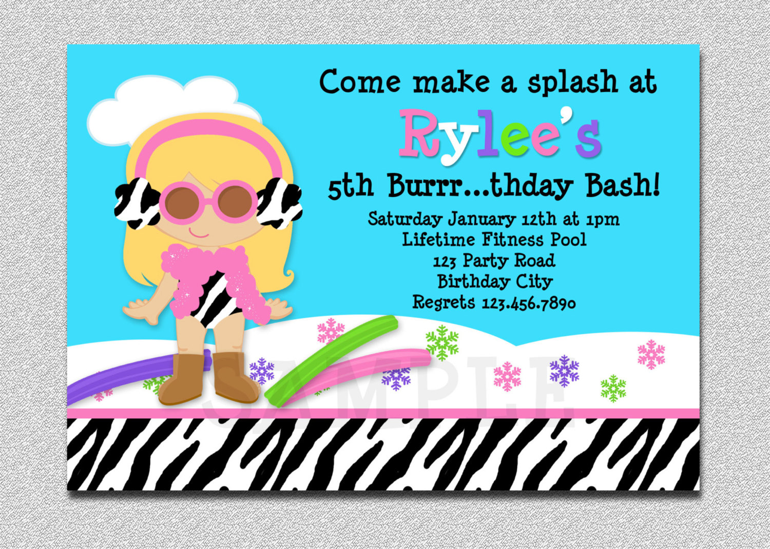 1500x1071 Winter Pool Party Clip Art