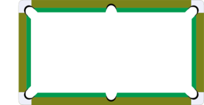 297x153 Contour Pool Table Clip Art