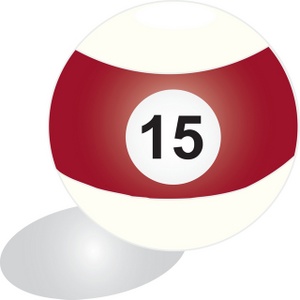300x300 Billiards Clipart Image