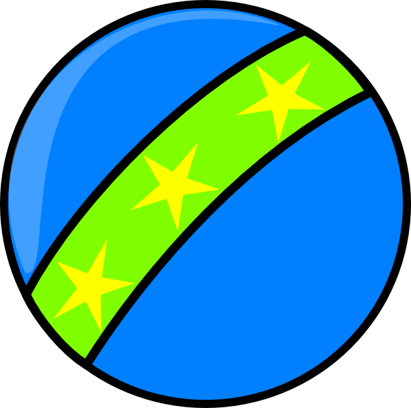 600x596 Blue Toy Ball Clip Art