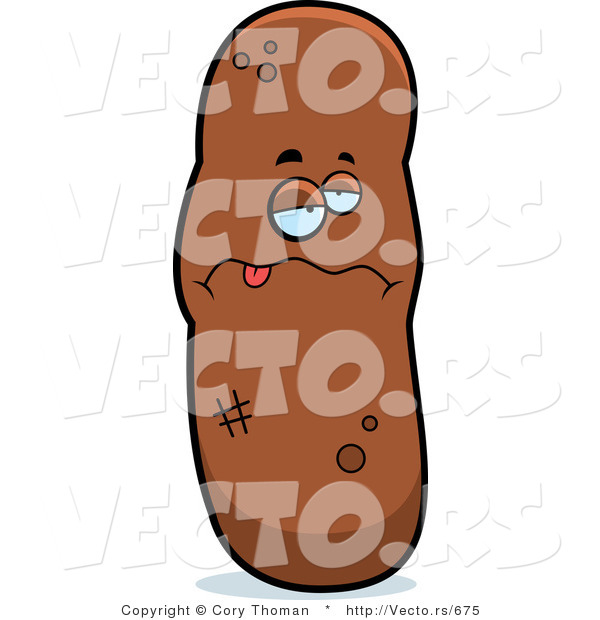 600x620 Cartoon Vector Of Sick Poop By Cory Thoman