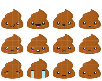 340x270 Poop Emoji Clipart Etsy