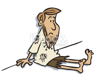 380x312 Happy Beggar Clipart