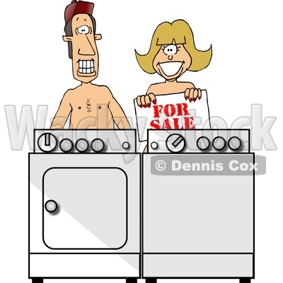 400x400 Married Couple Selling Their Matching Washer Amp Dryer Clipart