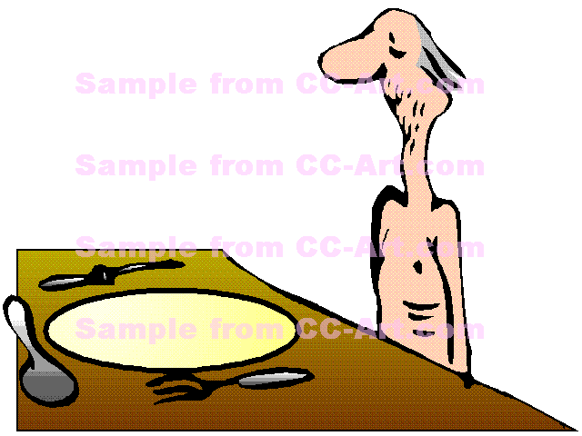 640x480 No Meal Poor Man With An Empty Plate