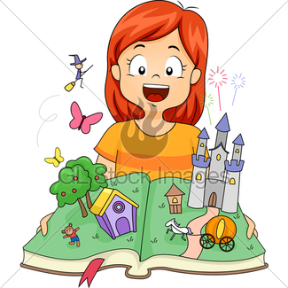 325x325 Kid Reading Book Pet Dog Gl Stock Images