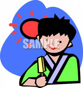 282x300 Picture A Smiling Asian Boy With A Popcicle On A Sunny Day