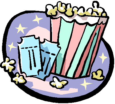 402x365 Popcorn Movie Clipart Free Clipart Images Cliparts