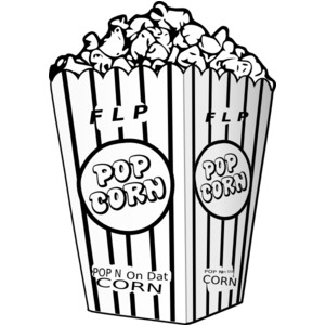 300x300 Popcorn Clipart Vintage