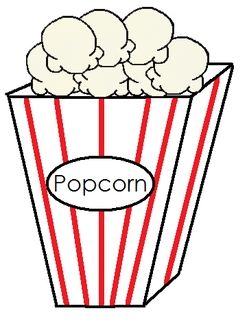 Popcorn Bag Clipart | Free download on ClipArtMag