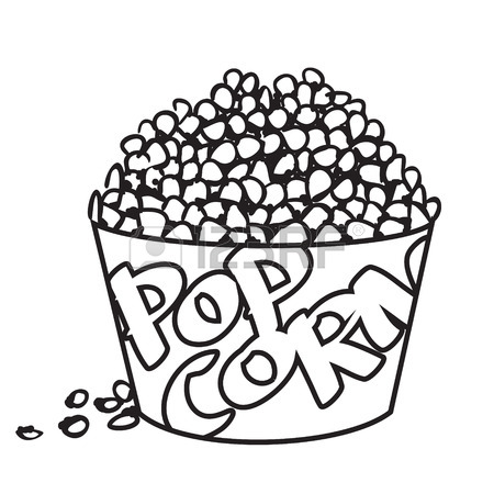 450x450 Vector Illustration Of Cake Slice In Black And White Outlined