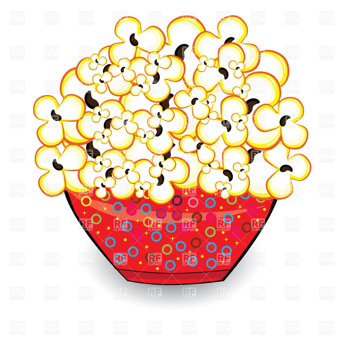 1200x1200 Popcorn Border Clip Art Cliparts