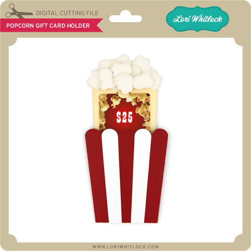 500x500 Popcorn Gift Card Holder